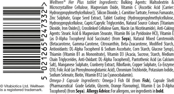 Vitabiotics Wellteen Her Plus - 56 Tablets/Capsules, 56 Count - Image 7