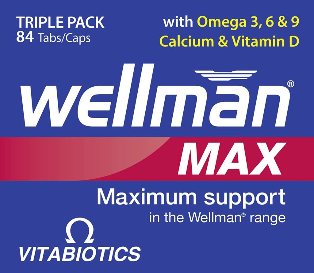 Vitabiotics Wellman Max 84 tablets/capsules Britannia.lk
