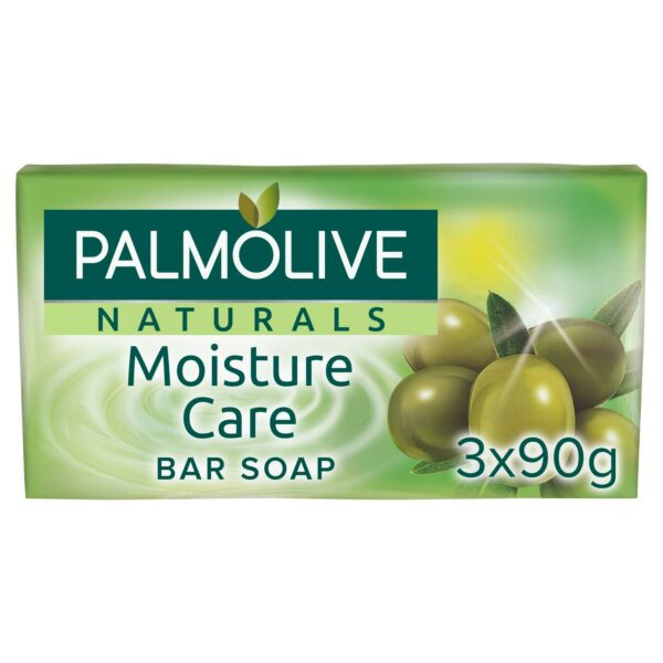 Palmolive Naturals Moisture Care with Olive Bar Soap 3x90g