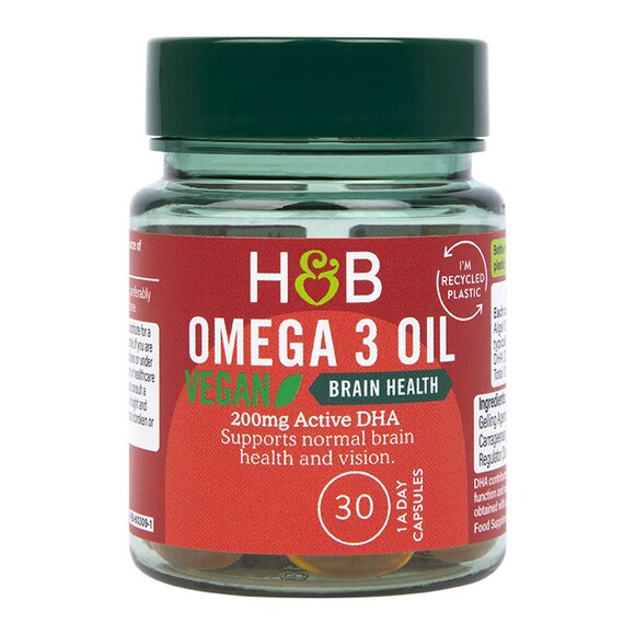 Holland & Barrett Vegan Omega 3 Oil 500mg 30 Capsules Britannia.lk
