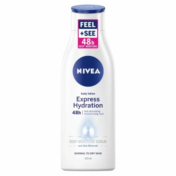 NIVEA Body Lotion Fast Absorbing Express Hydration 250ml Britannia.lk