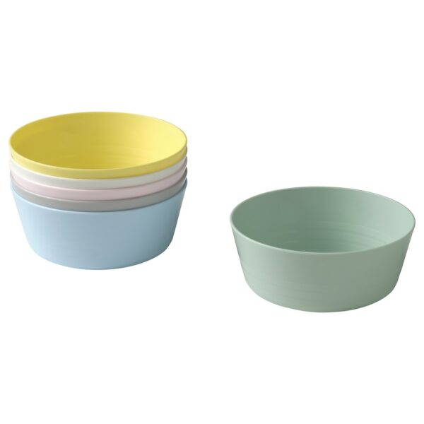 IKEA KALAS NN bowl mixed colours 6 pcs