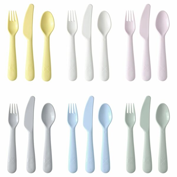 IKEA KALAS NN cutlery s18 mixed colours