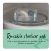 Tommee Tippee Breast-like Soother 0-6 months White - 2 pack - Image 6