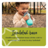 Tommee Tippee Insulated Sportee Toddler Water Bottle (Blue/Green) - Image 7
