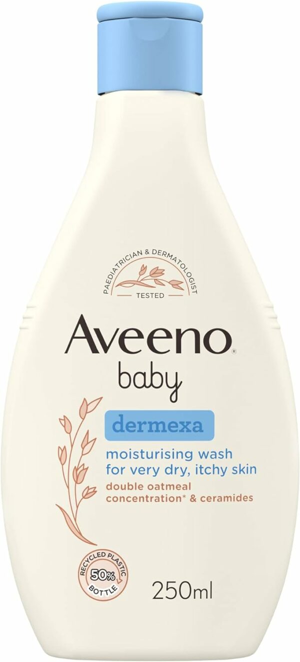 Aveeno Baby Dermexa Moisturising Wash 250 ml - Image 2