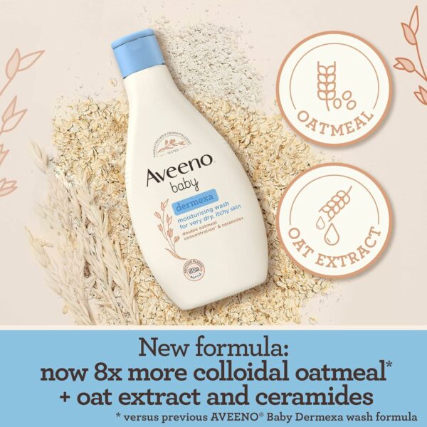 Aveeno Baby Dermexa Moisturising Wash 250 ml - Image 4