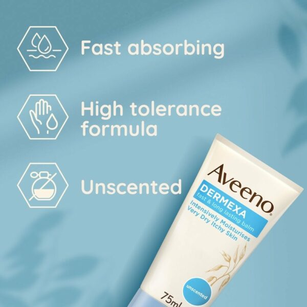 Aveeno Dermexa Fast and Long Lasting Balm 75ml - Image 6