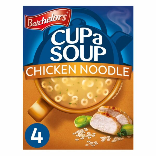 Batchelors Cup a Soup Chicken Noodle 4 Sachets 94g Exp. JUN 2025