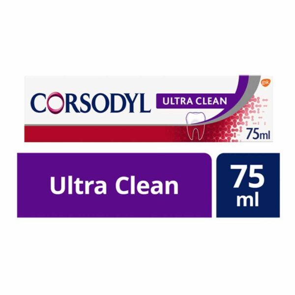 Corsodyl Ultra Clean Daily Care Bleeding Gum Fluoride Toothpaste 75 ml - Image 2