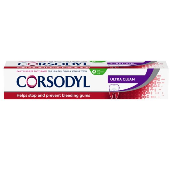 Corsodyl Ultra Clean Daily Care Bleeding Gum Fluoride Toothpaste 75 ml - Image 7
