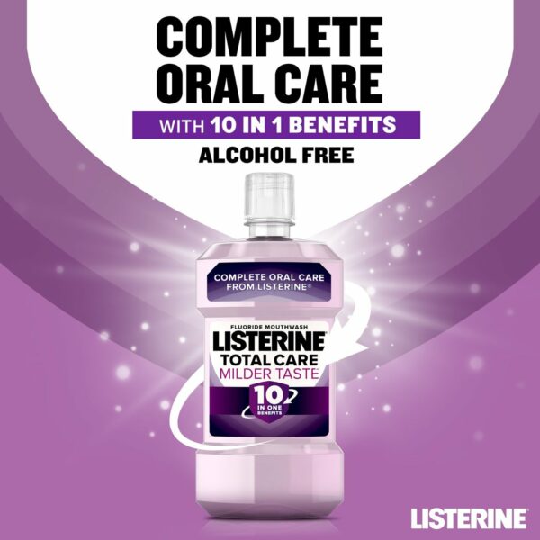 Listerine Total Care Milder Taste Mouthwash 500ml - Image 5