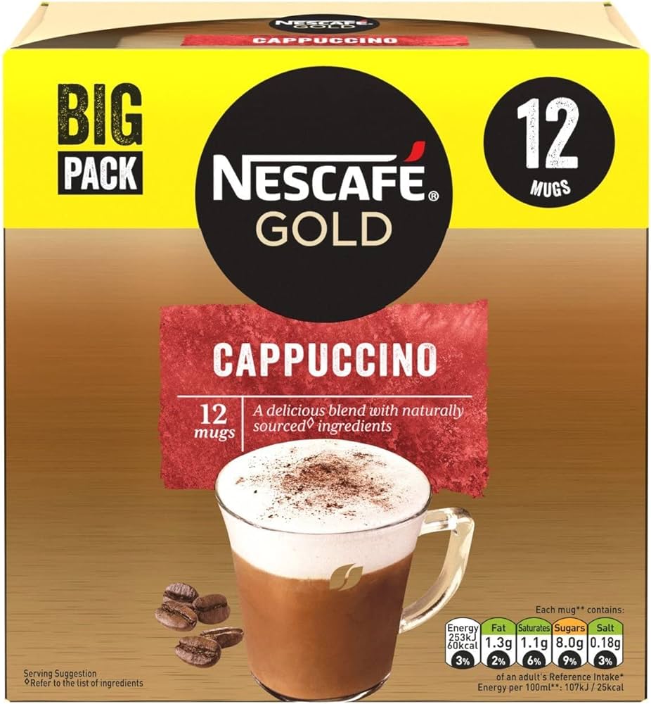 Nescafé Gold Cappuccino Sachets 10 x 18 g