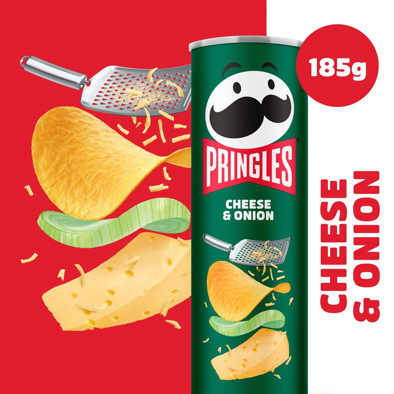 Pringles Cheese & Onion Sharing Crisps 185g | Britannia.lk