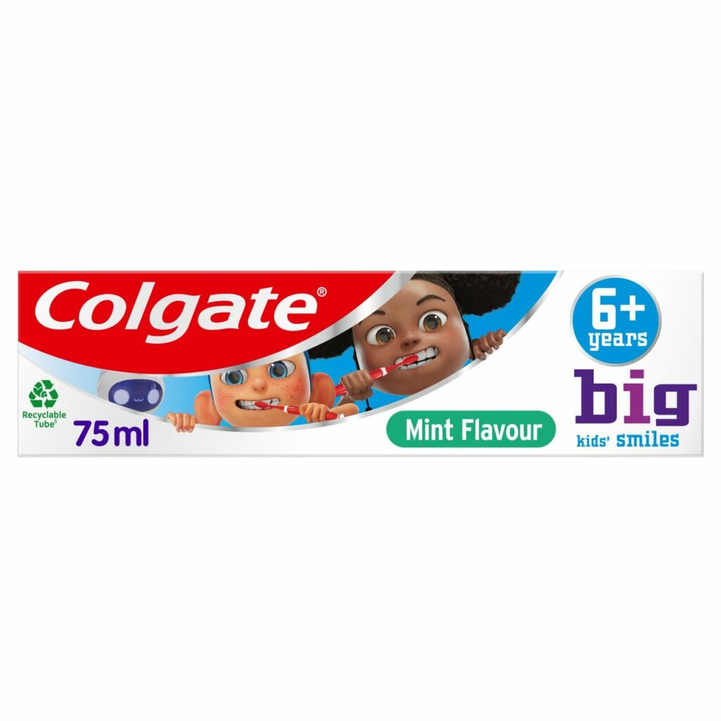 6plus Toothpaste Colgate Kids Mild Mint Toothpaste 6 Years plus 75ml | Britannia.lk