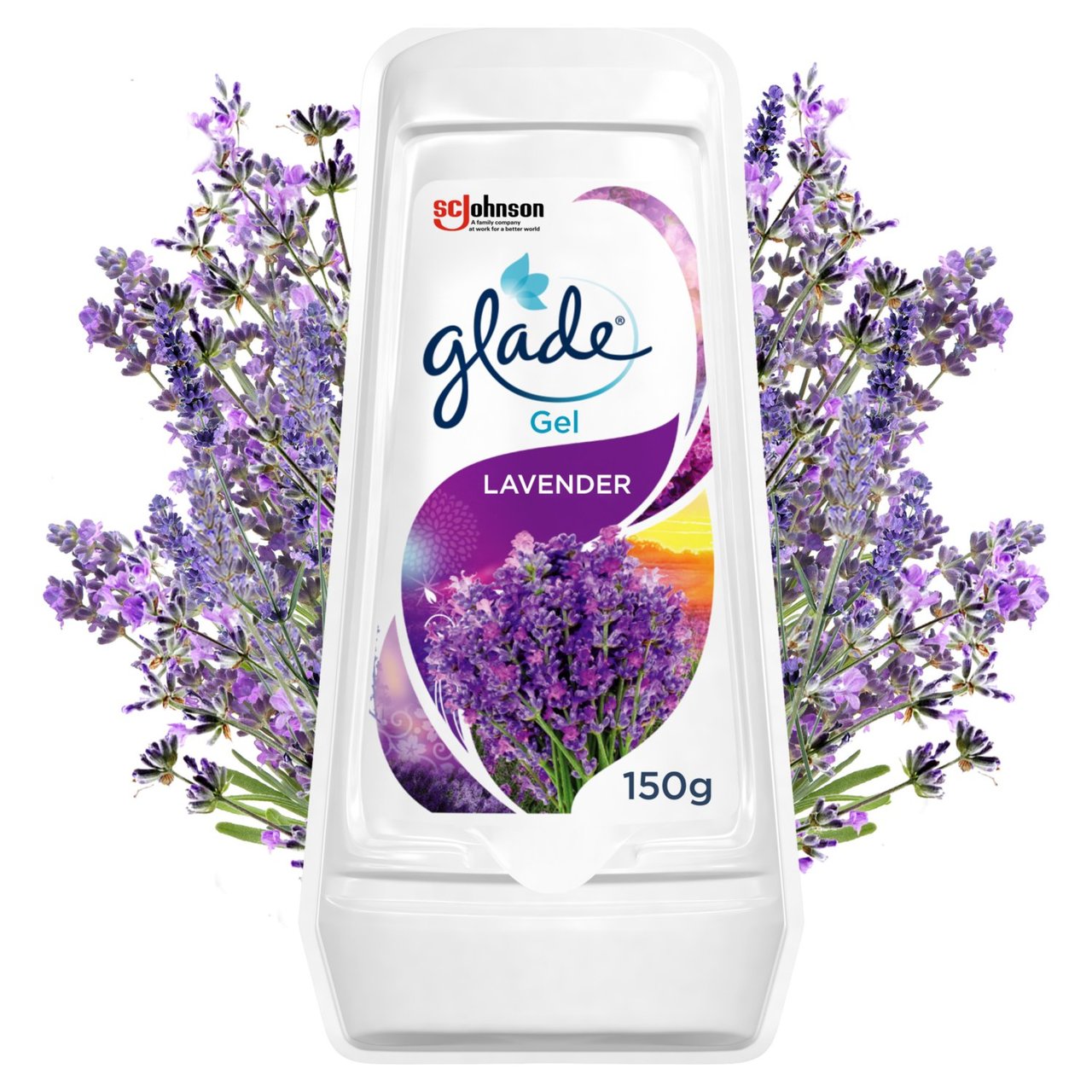 Glade Lavender & Jasmine Solid Gel Air Freshener 150g Britannia.lk