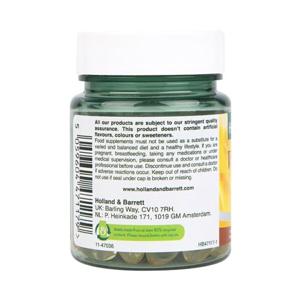 Holland & Barrett Vitamin E 400iu 30 Capsules - Image 2