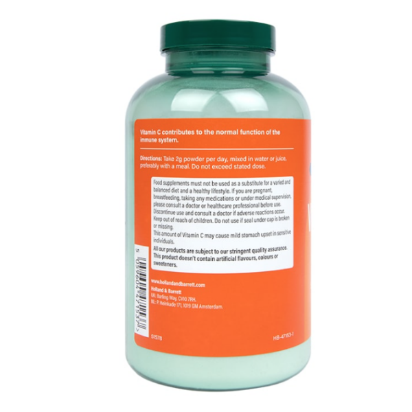 Holland & Barrett Vitamin C 2000mg 567g Powder - Image 2