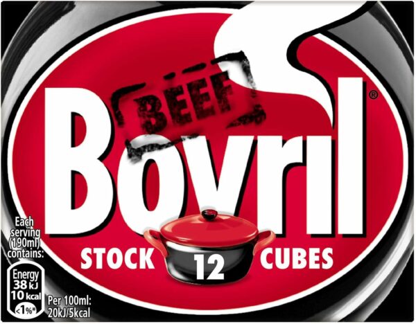 Bovril Beef Stock Cubes  12x10g