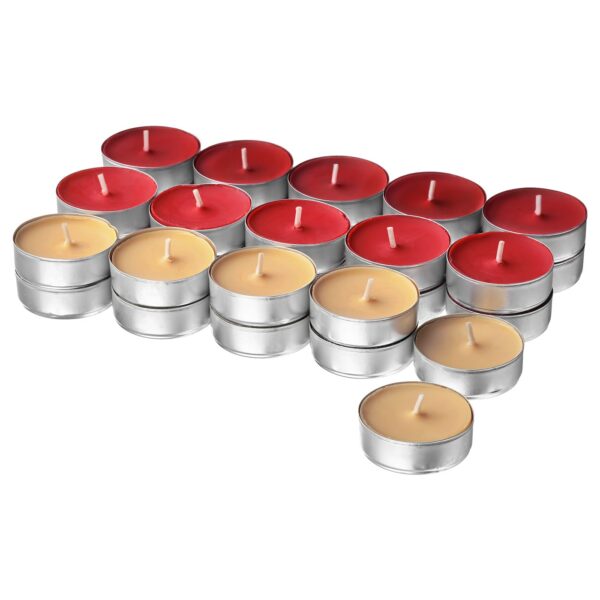 30X-VINTERFINT scented tealight, Gingerbread cookies/red, 3.5 hr - IKEA