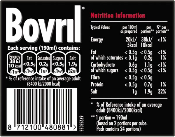 Bovril Beef Stock Cubes  12x10g - Image 6