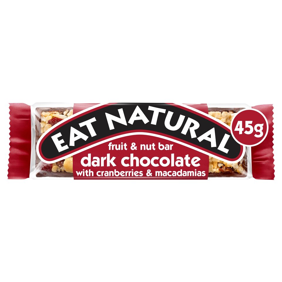 Eat Natural Fruit & Nut Bars Dark Chocolate with Cranberries and