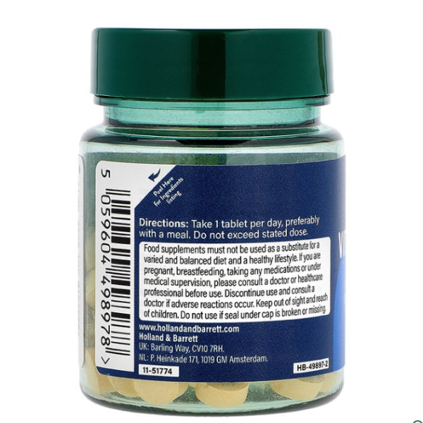 Holland & Barrett Complete Vit B Complex 60 Tablets - Image 3