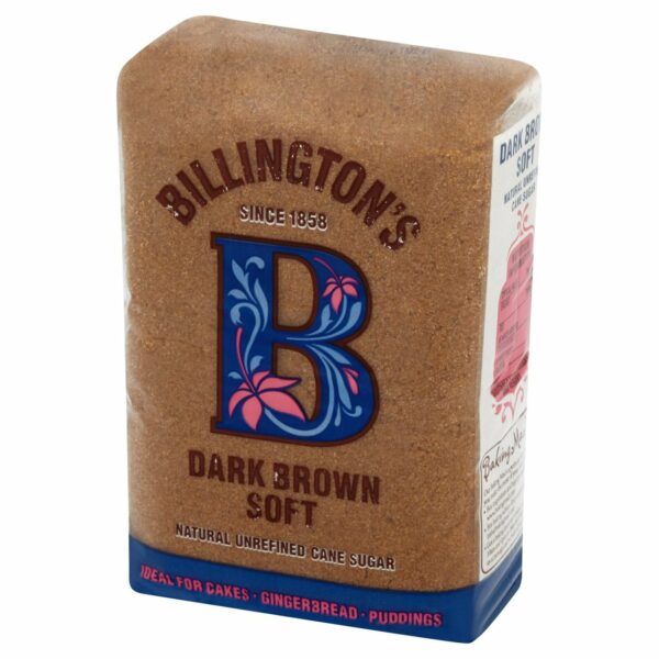 Billingtons Dark Brown Soft Sugar 500g - Image 2