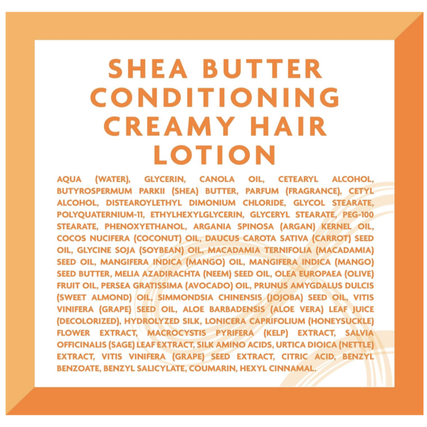 CANTU Natural Conditioning Creamy Hair Lotion, Shea Butter, 355 ml - Image 6