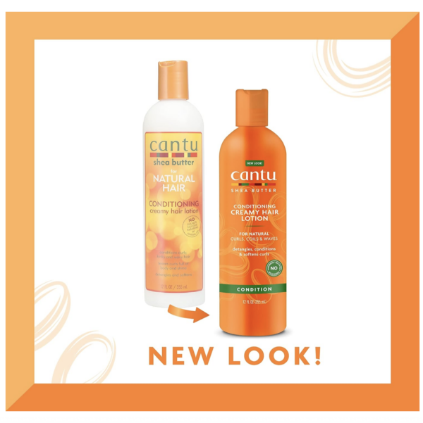 CANTU Natural Conditioning Creamy Hair Lotion, Shea Butter, 355 ml - Image 7