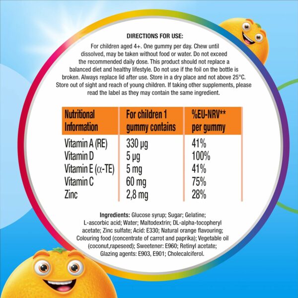 Centrum Multivitamins for Kids Immunity Support 30s - Image 3
