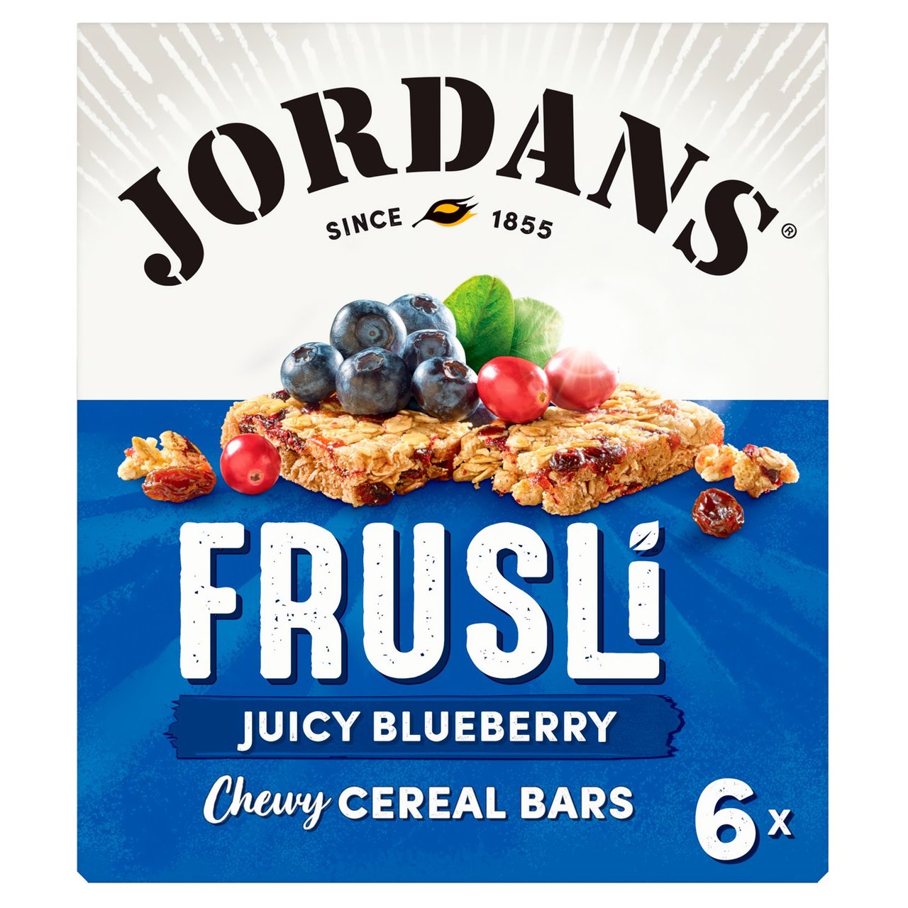 Jordans Blueberry Burst Frusli Cereal Bars 6 x 30g Britannia.lk