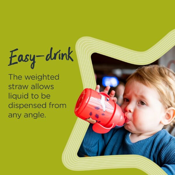 Tommee Tippee Superstar Weighted Straw Cup  6m+, 300ml, Yellow - Image 3