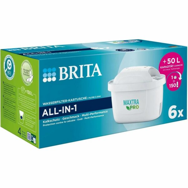 BRITA MAXTRA PRO All-in-1 Water Filter Cartridge 6 Pack New