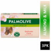 Palmolive Natural Soap Bar Delicate Care Almond & Milk 3x90g