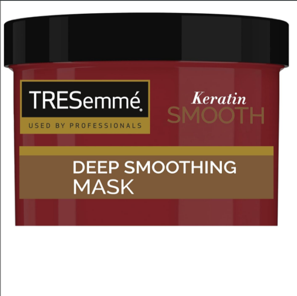 TRESemmé Keratin Smooth Deep Smoothing Mask rinse-out hair treatment with hydrolysed keratin for soft, shiny, frizz-free hair 440 ml