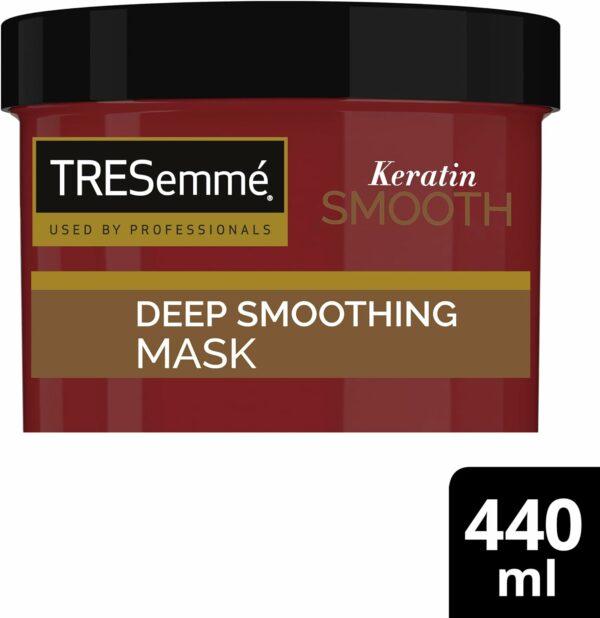 TRESemmé Keratin Smooth Deep Smoothing Mask rinse-out hair treatment with hydrolysed keratin for soft, shiny, frizz-free hair 440 ml - Image 2