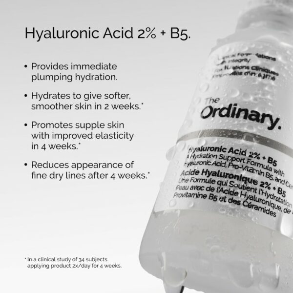 The Ordinary. Hyaluronic Acid 2% + B5 Hydrating Serum  30ml - Image 5