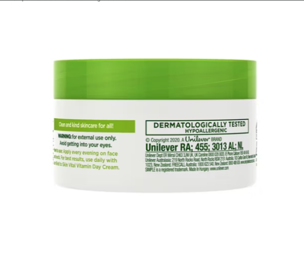 Simple Kind to Skin Vital Vitamin Night Cream 50ml - Image 3