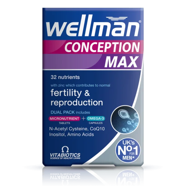 Vitabiotics Wellman Conception Max 84 Tablets/Capsules