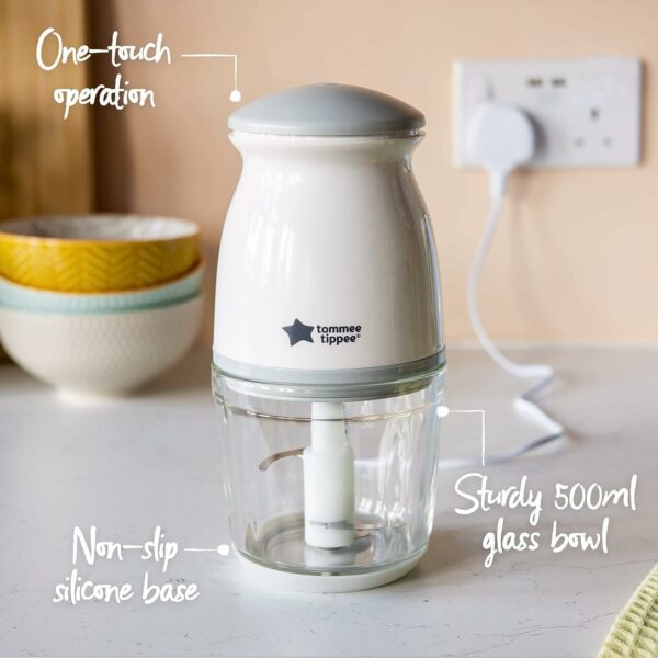 Tommee Tippee Quick-Chop Mini Baby Food Blender and Chopper - Image 7
