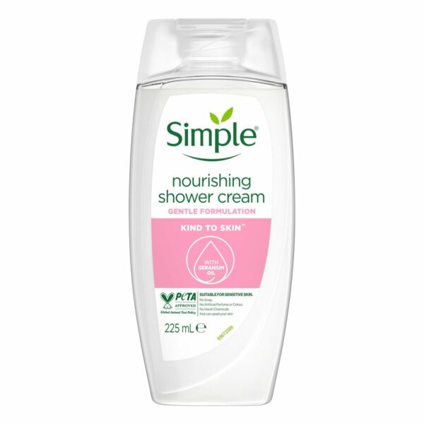 Simple Nourishing Shower Cream 225ml - Image 5