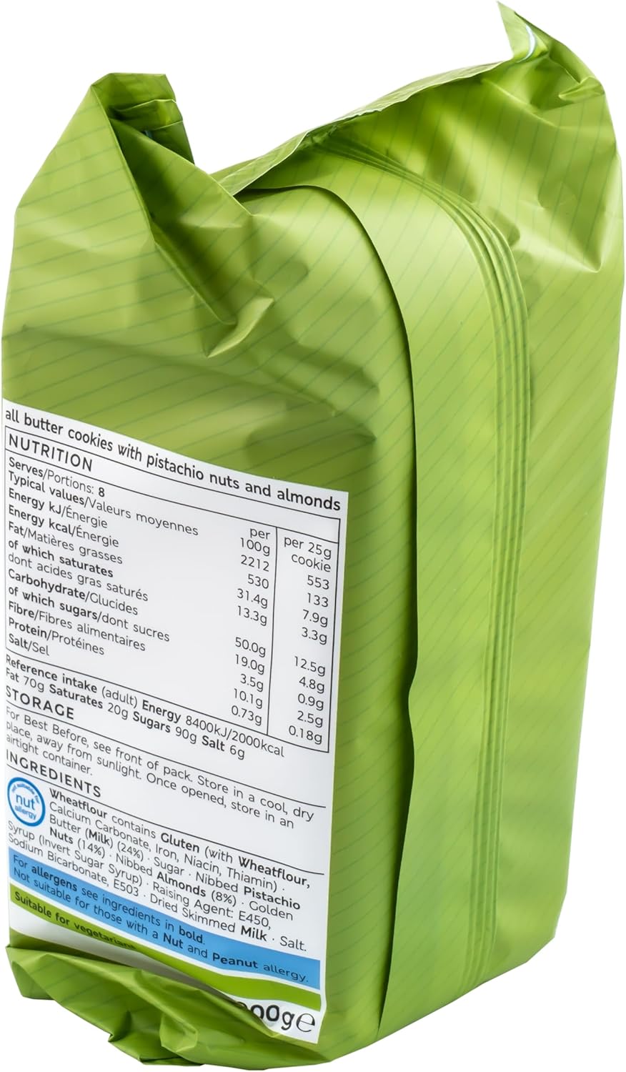 M&S Pistachio & Almond Cookies 200g Britannia.lk