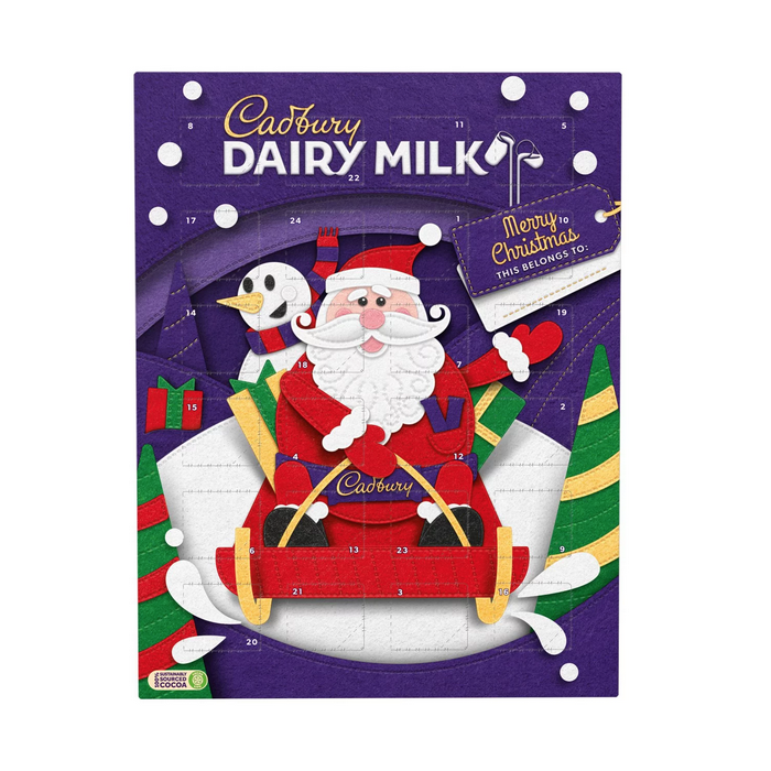Cadbury Dairy Milk Chocolate Xmas Advent Calendar