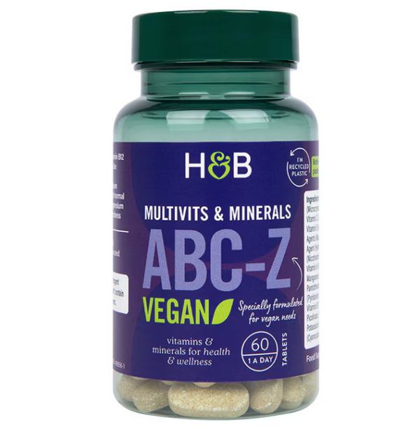 Holland & Barrett ABC to Z Vegan Multivitamins 60 Tablets
