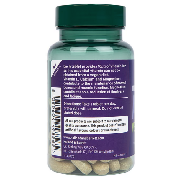 Holland & Barrett ABC to Z Vegan Multivitamins 60 Tablets - Image 2