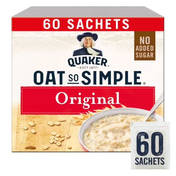 Quaker Oat So Simple Original, 1.62Kg (60 x 27g)