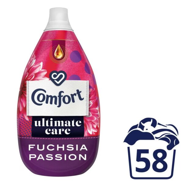 Comfort Ultimate Care Fuchsia Passion Fabric Conditioner 58W 870ml