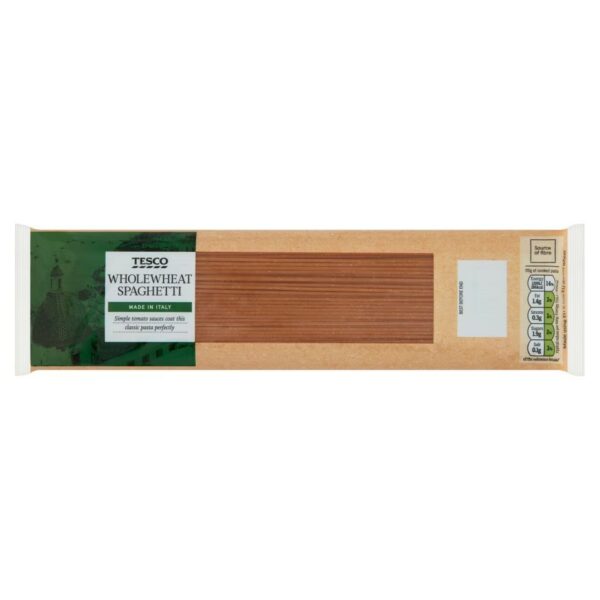 Tesco Wholewheat Spaghetti 500G