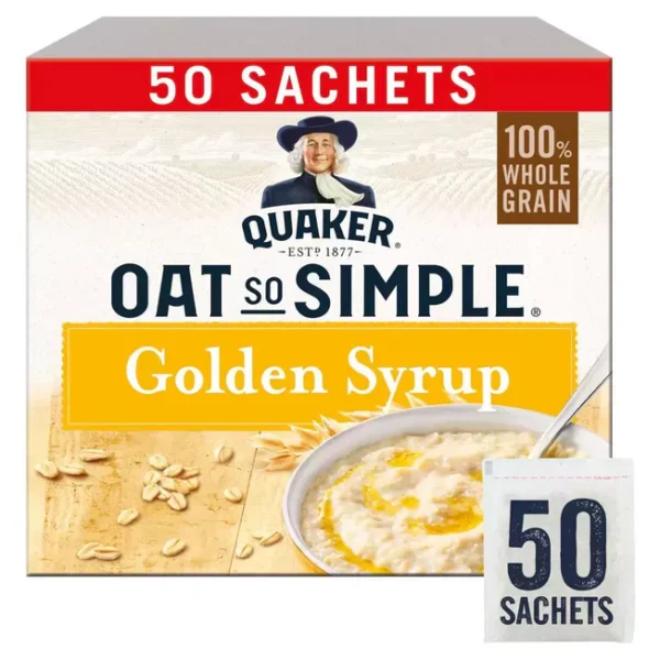 Quaker Oat So Simple Golden Syrup 1.8Kg (50x36g)